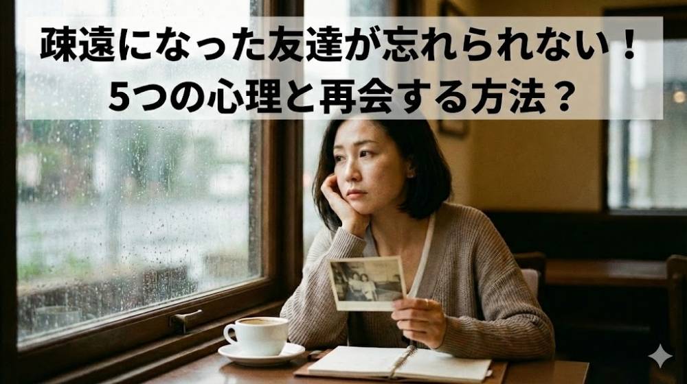 疎遠になった友達が忘れられない