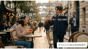 【成功率が劇的UP】再会工作とは？自然な偶然を演出するプロの技