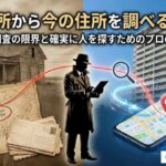 昔の住所から今の住所を調べる全手法｜自力調査の限界と確実に人を探すためのプロの知恵