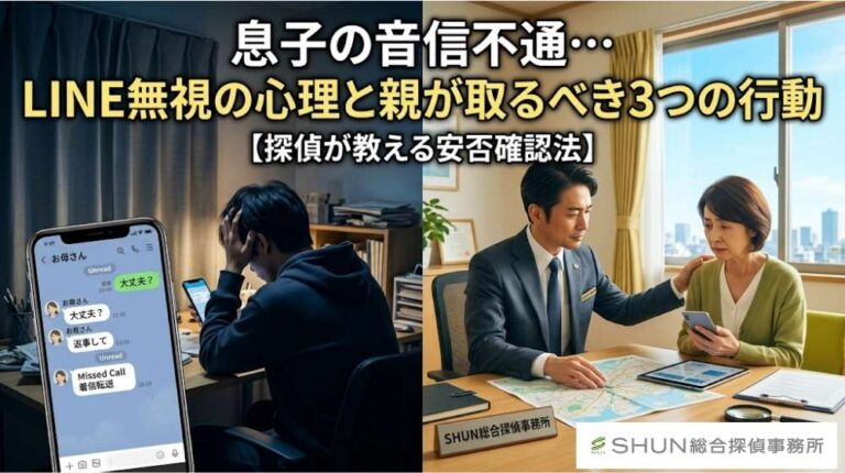 息子の音信不通…LINE無視の心理と親が取るべき3つの行動