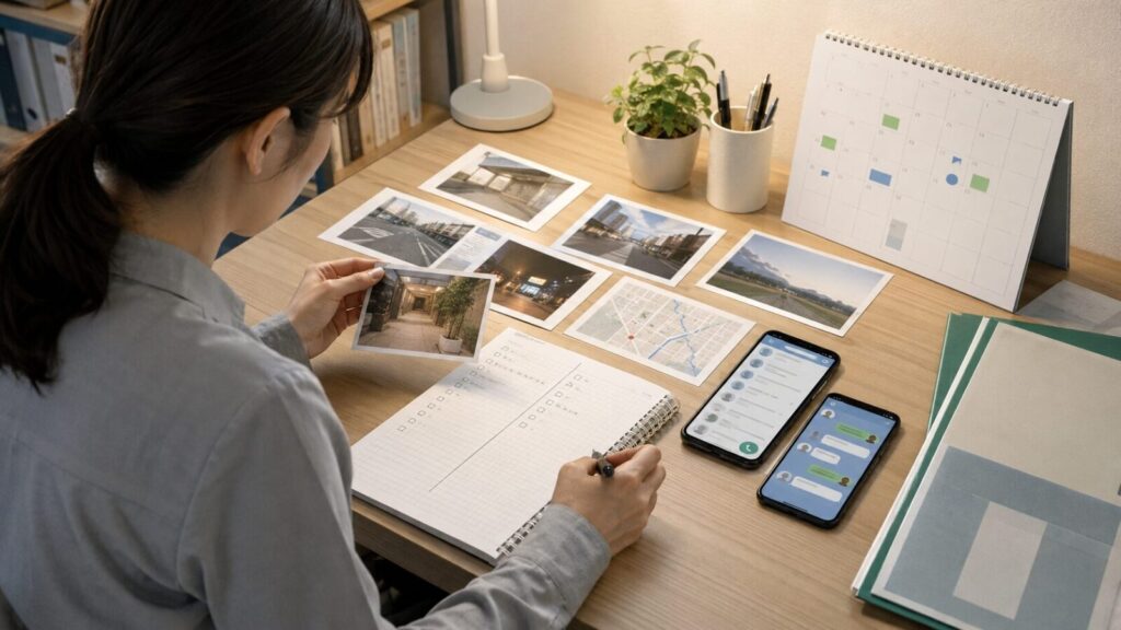 恋人と連絡が取れず、最後のLINEや通話履歴を整理する相談者