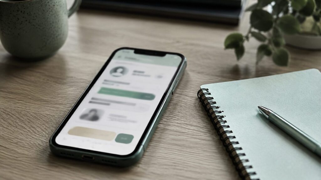 LINEやSNSなど少ない手がかりから人探し相談をするイメージ